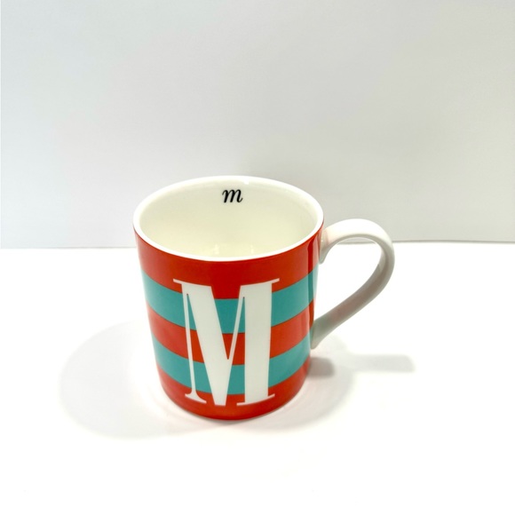 KATE SPADE WHATS IN A NAME INITIAL “M” COFFEE MUG - Picture 2 of 8